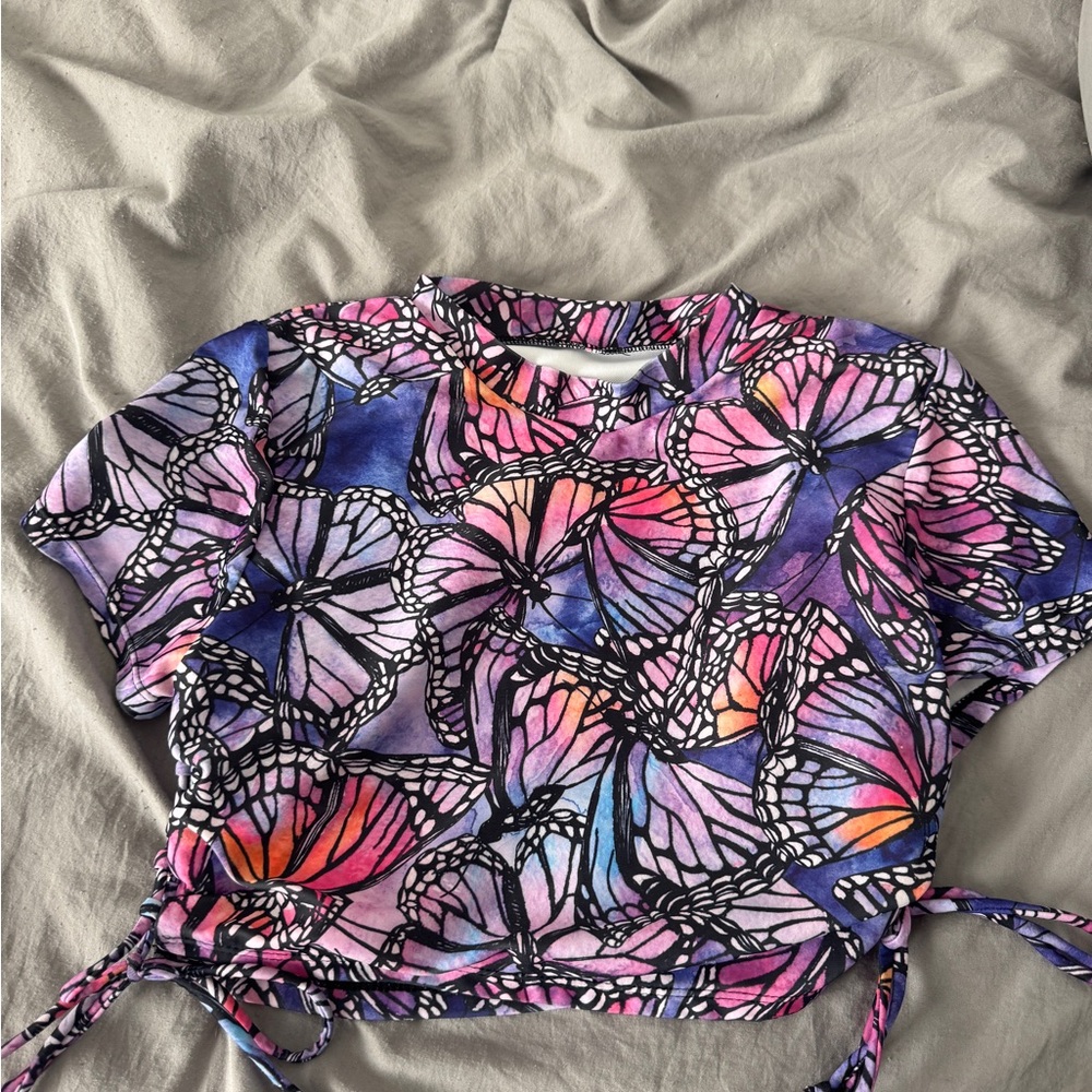 butterfly swim top